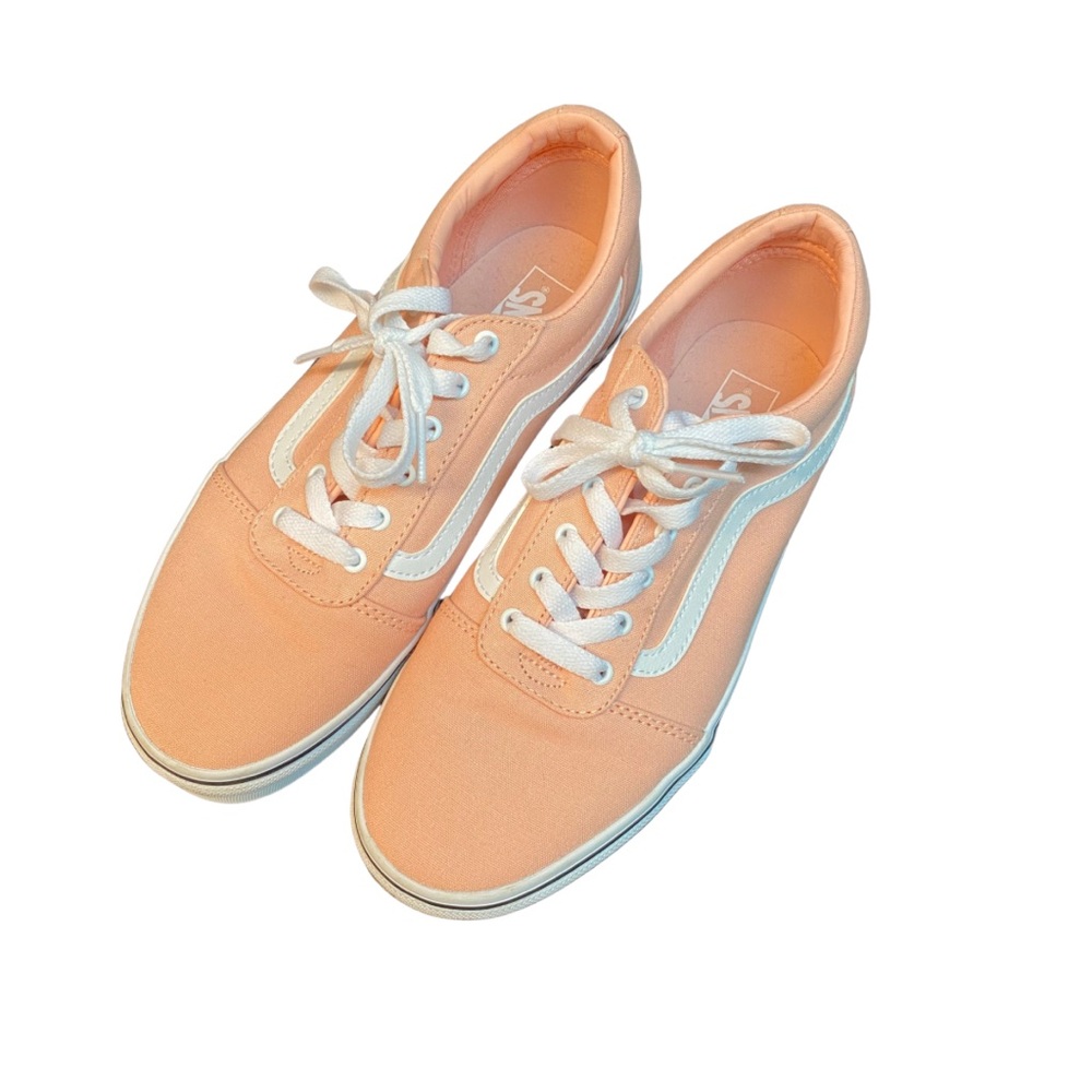 Peach Vans Mossy Sneakers - Size 6